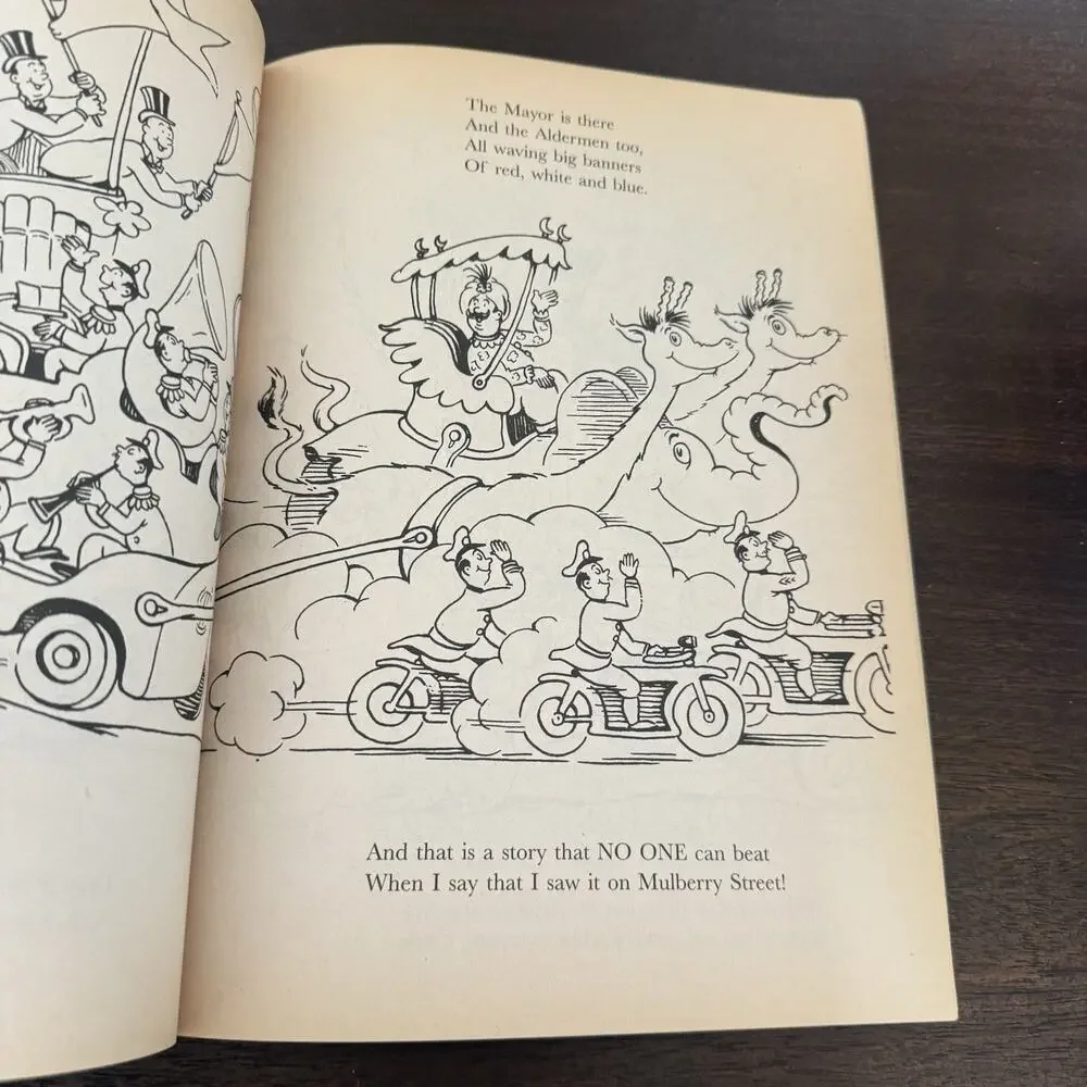VTG‎ Dr Seuss Coloring Book And to Think That I Saw It on Mulberry Street